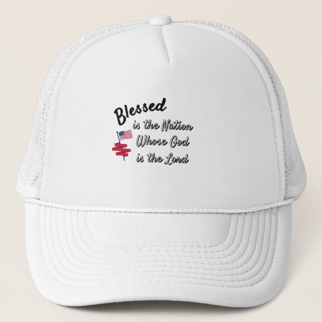 Bendito es el Gorra de la Biblia contra la Nación (Anverso)