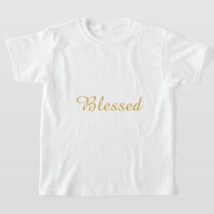 Benditos Chicas Camiseta Blanca