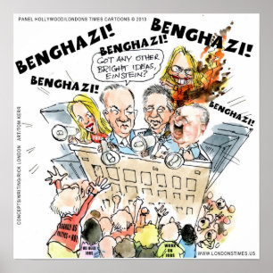 Benghazi Como Política Necesitamos Empleos Póster 