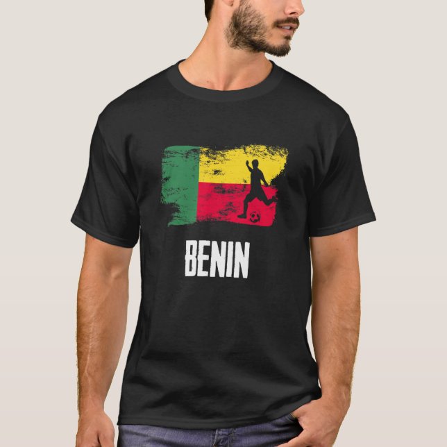 Benin Flag Jersey Beninese Soccer Team Beninese (Anverso)