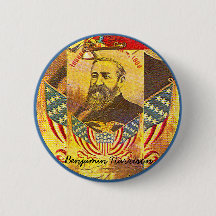 Benjamin Harrison - botón