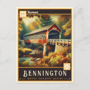 Bennington, Vermont   Postal de época
