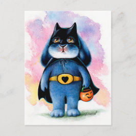 Benny Blue - Tarjeta postal de Halloween de Batbun