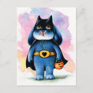 Benny Blue - Tarjeta postal de Halloween de Batbun