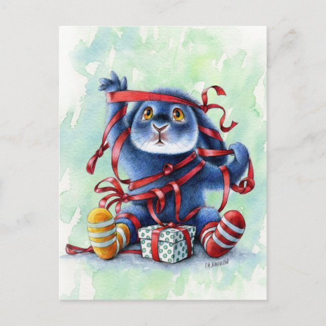 Benny Blue - Tarjeta postal enredada (Anverso)