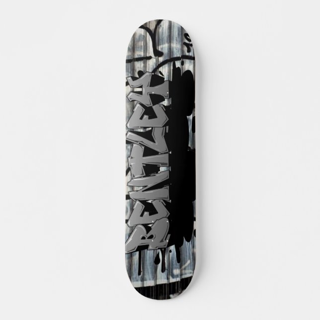 Bentley Graffiti Personalizado Skateboard Personal (Anverso )