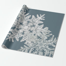 BENTLEY SNOWFLAKE DEL PAPEL DE ENVOLTURA DE REGALO
