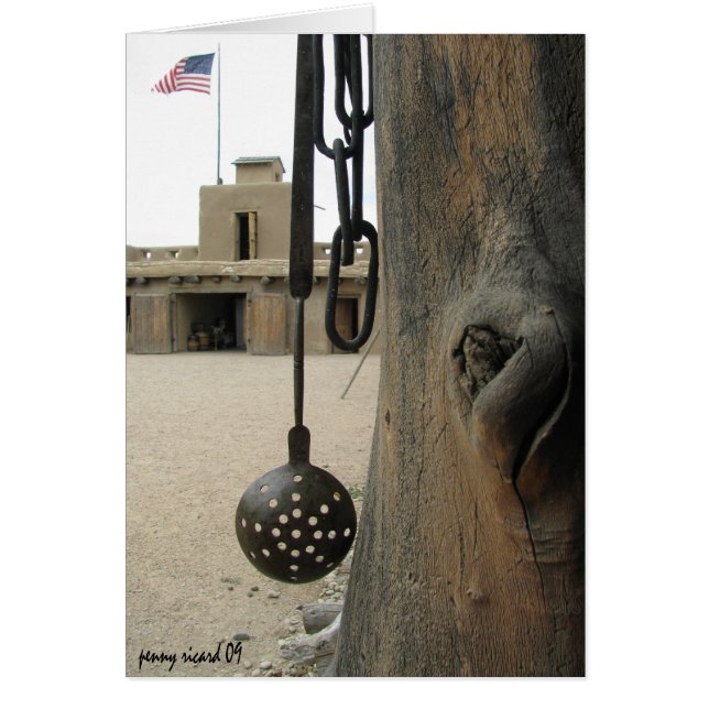 Bents Old Fort Card (Frente)