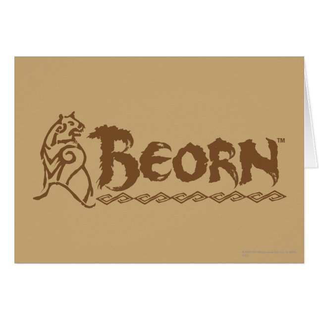 BEORN™ Bear Name (Anverso (Horizontal))