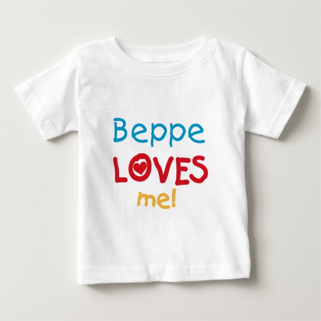 Beppe me ama camisetas y regalos (Anverso)