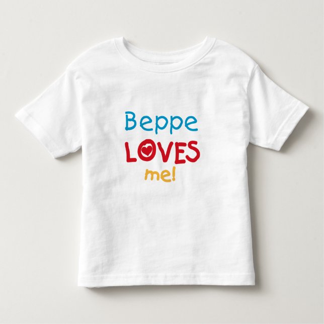 Beppe me ama camisetas y regalos (Anverso)