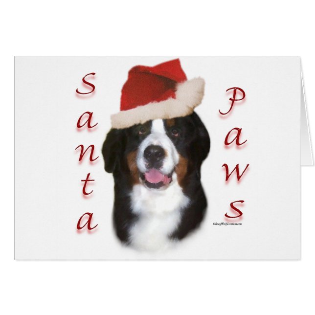 Berenés Mountain Dog Santa Paws (Anverso (Horizontal))