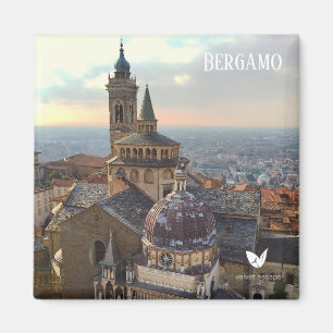 Bérgamo, Italia - imán de refrigerador por Velve