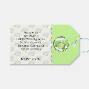 Bergamot Casero Bath & Body Label   Etiqueta de pr