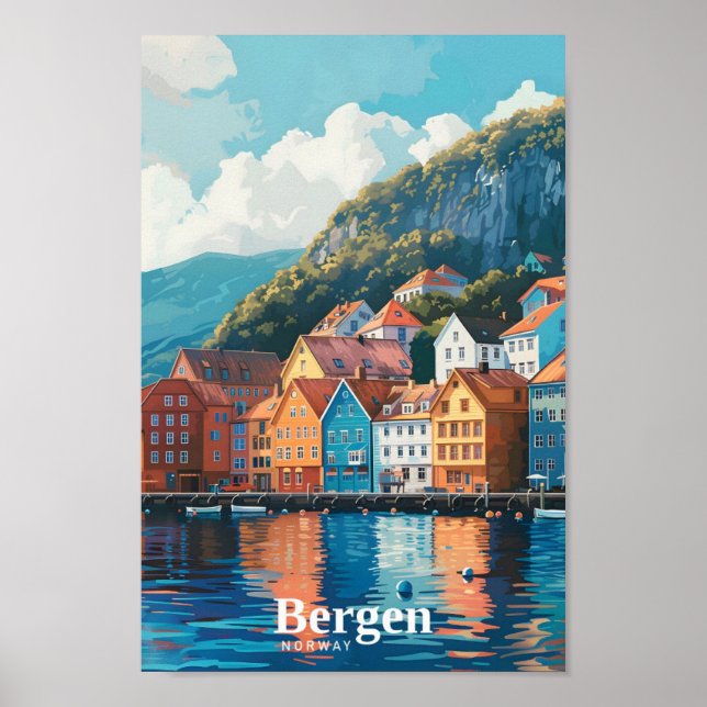Bergen Noruega Viajes de arte (Frente)