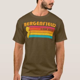 Bergenfield New Jersey Vintage Distresage Souvenir