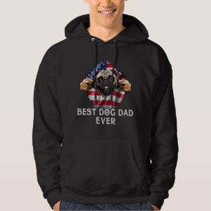 Berger Blanc Suisse Perro Bandera Papá Camisa