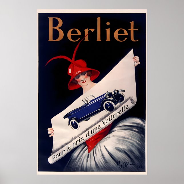Berliet - Impresiones de Pósters de Auto (Frente)