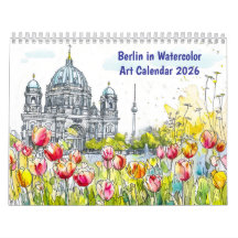 Berlín en Acuarela – Calendario de Arte 2026