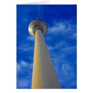 berlin fernsehturm blue