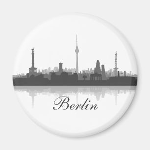 Berlín horizonte nevera imán