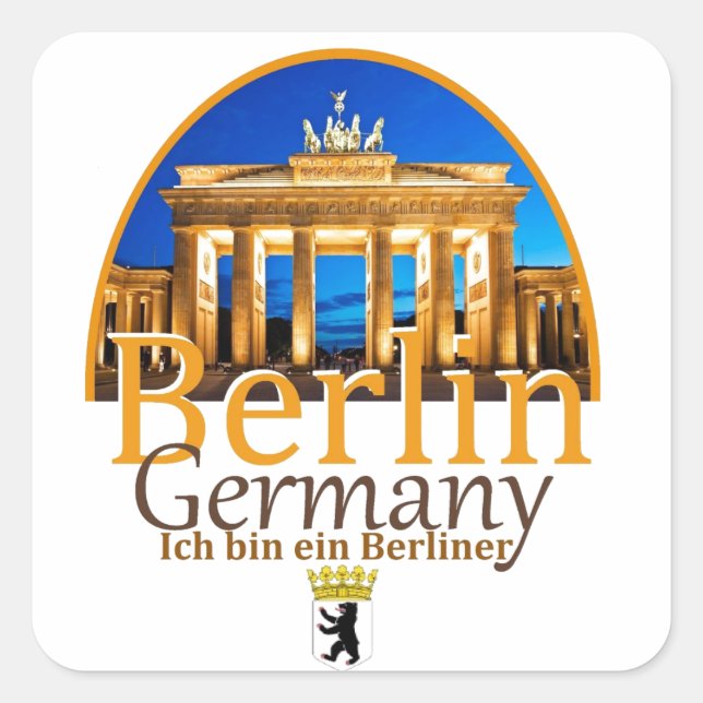 BERLIN Pegatina (Anverso)