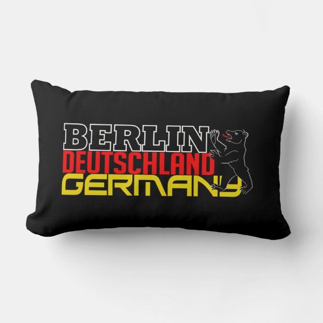 BERLIN personalizado tirador almohada (Anverso)