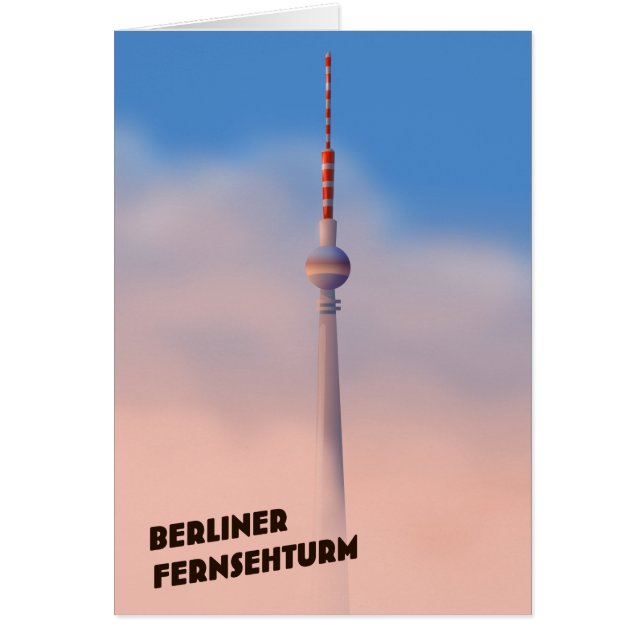Berliner Fernsehturm, torre de televisión de Berlí (Frente)