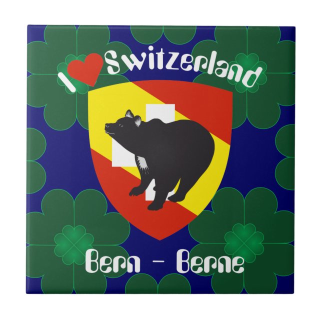 Berna bernesa Bernesa Suiza Suisse baldosa (Frente)