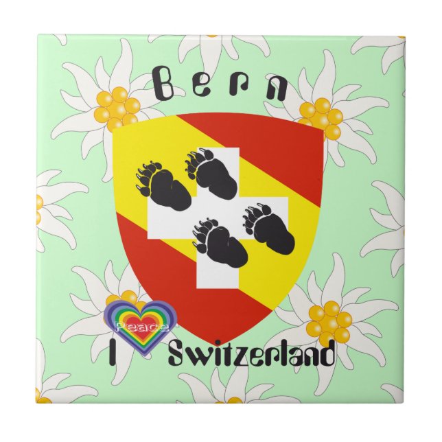 Berna bernesa Bernesa Suiza Suisse baldosa (Frente)