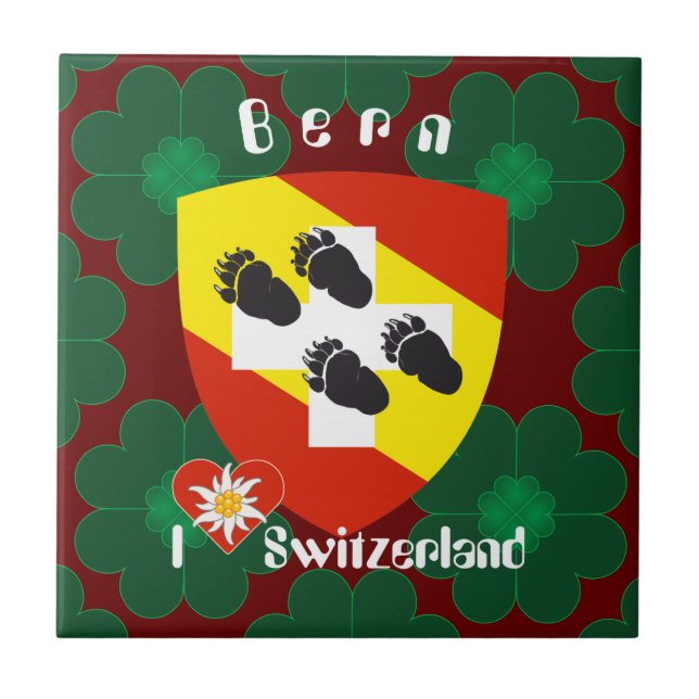Berna bernesa Bernesa Suiza Suisse baldosa (Frente)