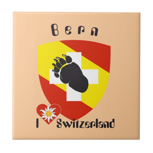Berna bernesa Bernesa Suiza Suisse baldosa (Frente)