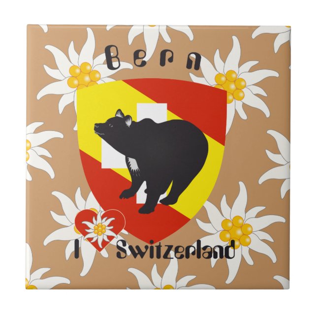 Berna bernesa Bernesa Suiza Suisse baldosa (Frente)