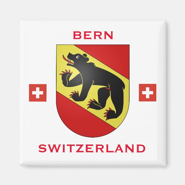 Berna, Suiza, imán del Escudo de Armas (Frente)