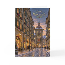 Berna Zytglogge Feliz Navidad