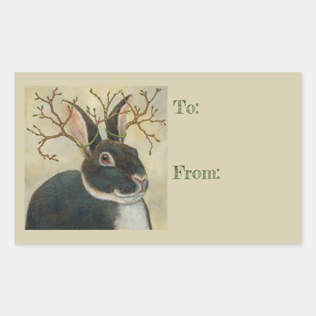 Bernard los pegatinas de regalo del conejito (Anverso)