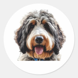 Bernedoodle Pegatina