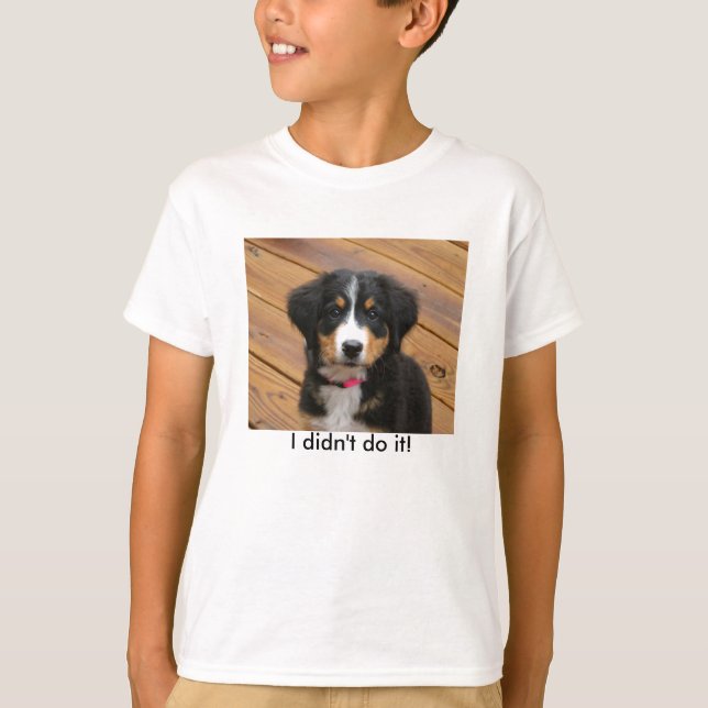 Berner divertido embroma la camiseta (Anverso)