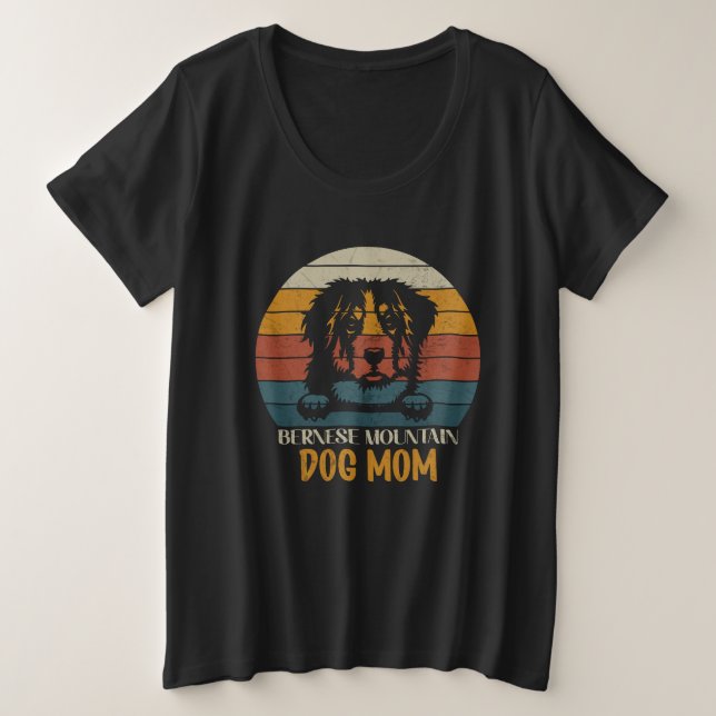 Bernese Mountain Dog Mom, mamá de perro de Bernese (Anverso del diseño)