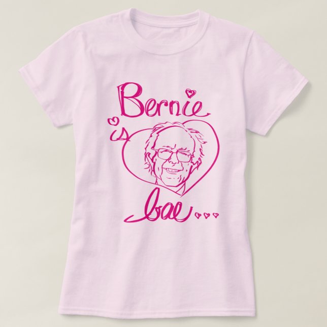 Bernie es la camiseta de las mujeres de Bae (Diseño del anverso)