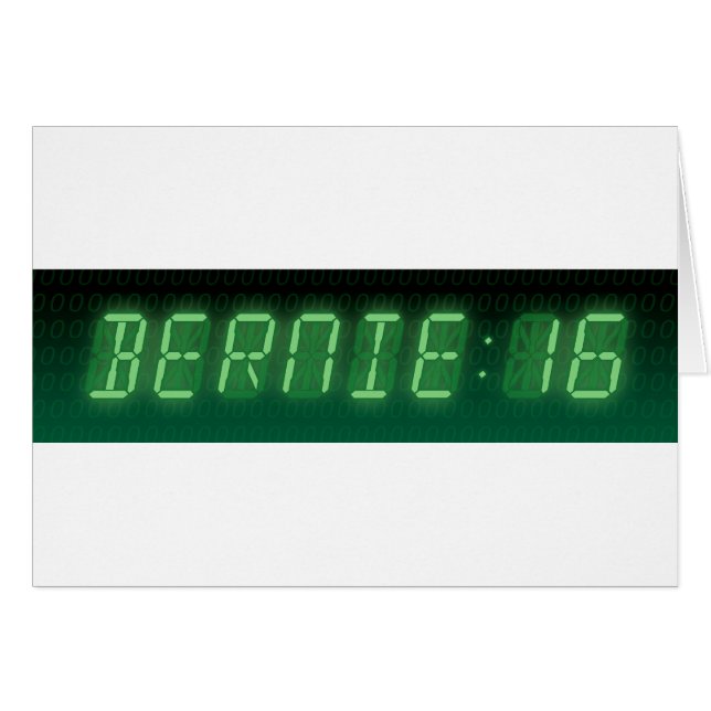 Bernie Sanders Digital Readout (Anverso (Horizontal))
