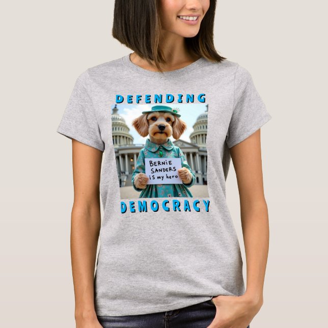 Bernie Sanders es mi camiseta de héroe (Anverso)