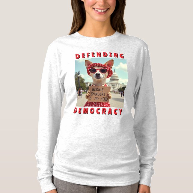 Bernie Sanders es mi camiseta de héroe (Anverso)