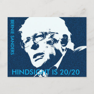 Bernie Sanders "HINDSIGHT ES 20/20 postal