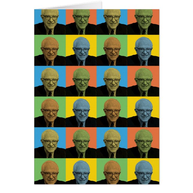 Bernie Sanders Pop-Art (Frente)