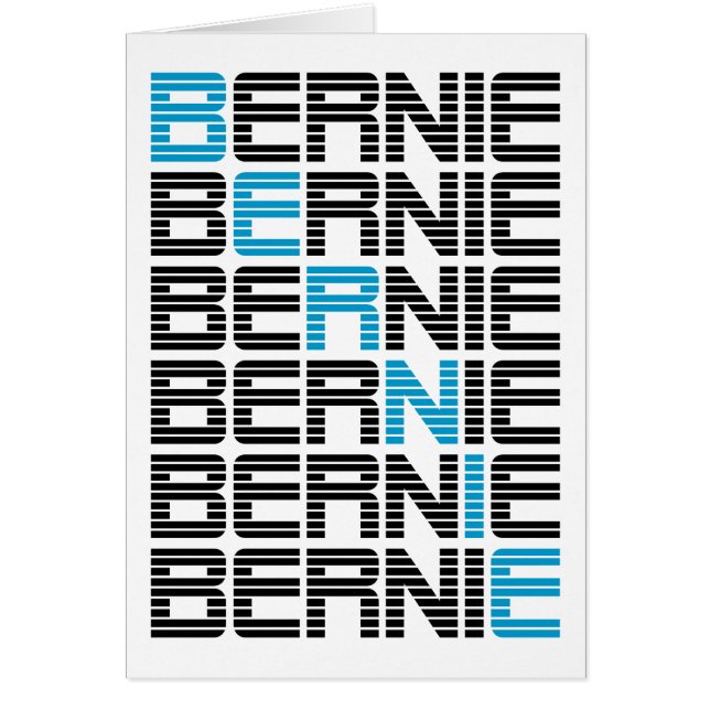 BERNIE sanders textStacks (Frente)