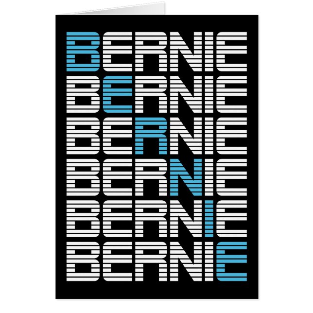 BERNIE sanders textStacks (Frente)