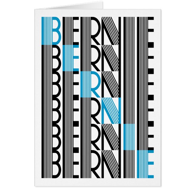 BERNIE sanders textual (Frente)