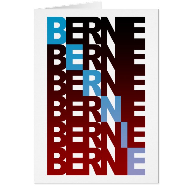 BERNIE sanders textualBern (Frente)