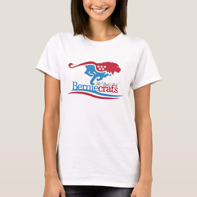 Berniecrats - camiseta del logotipo (Anverso)